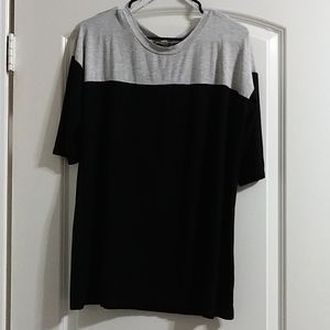 New Woman's gray/black top